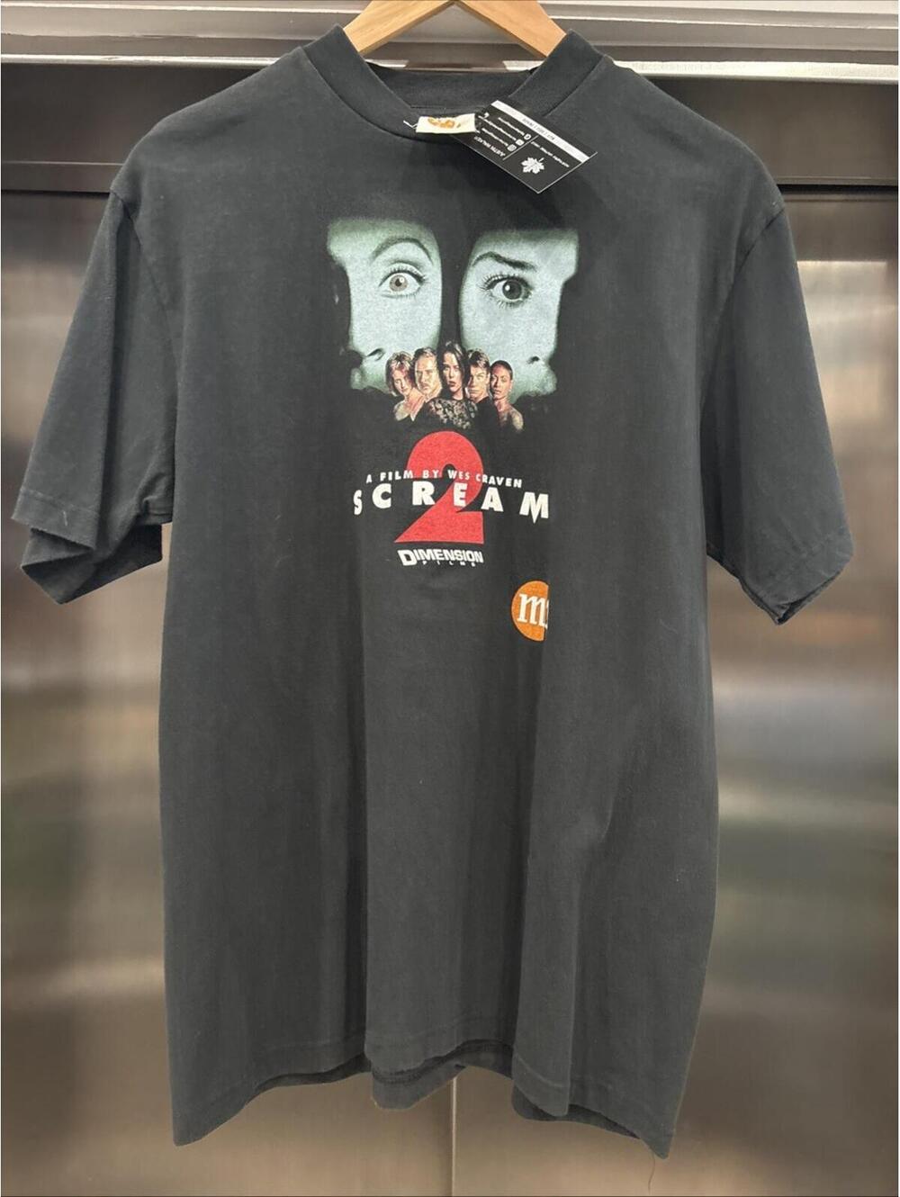 Vintage 90s Scream 2 Movie Promo Graphic T-Shirts